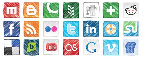 social media icons